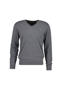 GANT - Herren Strickpullover - CLASSIC COTTON V-NECK, Baumwolle, V-Ausschnitt, Regular Fit - Dunkelblau