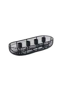 Villeroy & Boch - Adventskranz oval Christmas Chic - schwarz