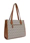 L.CREDI Shoppertasche "Melina", Kunstleder, Graphisches Muster, für Damen Bild 4