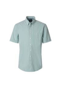 CASAMODA - Herren Freizeithemd Kurzarm gestreift Casual Fit - Blau