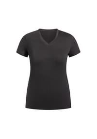SMILODOX - T-Shirt Nela Modal - Grau Melange