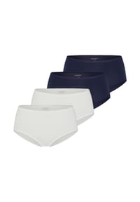 uncover by SCHIESSER - Midi Slip 4er Pack Bamboo Cotton - Dunkelblau