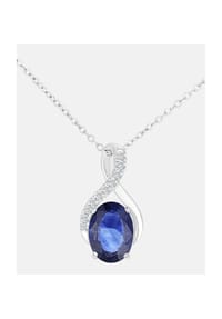 Diamant L'eternel - Kette mit Anhänger, mit Diamant, 375 Weißgold - white gold