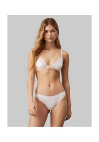 Calvin Klein - Attraction Brazilian Slip, Spitze, für Damen - 101 WHITE