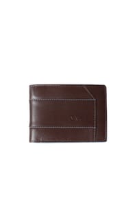 VARGU - Echtleder Geldbörse KON 1-M - black - lime green