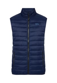 GLOBETROTTER - Steppweste, Stehkragen, für Herren - PEACOAT 19-3920TCX