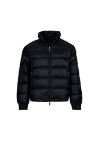 ARMANI EXCHANGE - Herren Daunenjacke - Steppjacke, Reißverschluss, Echte Daunen, Warm Gefüttert - Schwarz