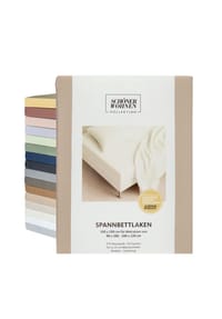 SCHÖNER WOHNEN KOLLEKTION - Spannbettlaken FLAT - Anthrazit