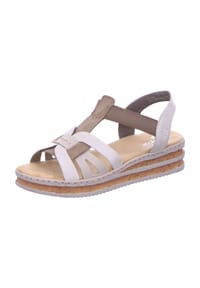 rieker - Sandalen - fango/ivory/ginger