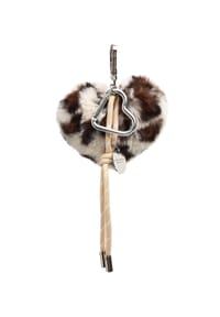 SEIDENFELT SMALL ITEMS COLLECT. - Charm Small Items Collect., Herzform, für Damen - LEO-BEIGE