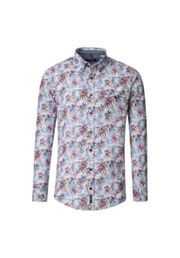 CASAMODA - Freizeithemd, Casual Fit, Langarm, Button-Down-Kragen, für Herren - 400 ROT