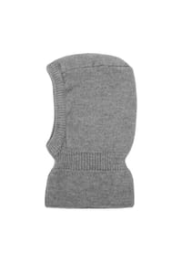 maximo® - MINI-Schlupfmütze  einfarbig, doppelt, Basicfarben - graumeliert