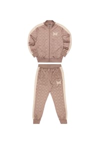 TAPOUT® - Herren Trainingsanzug normale Passform NILAND - Brown/Sand