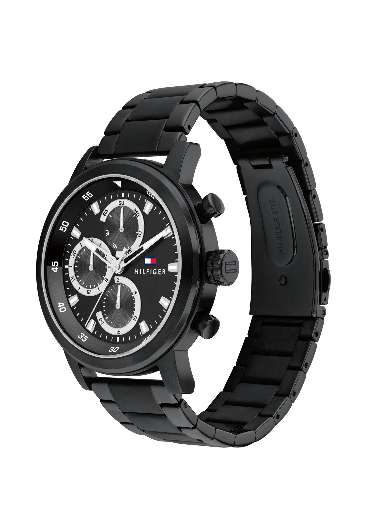 Tommy Hilfiger Herren Chronograph "1792217", Schwarz, 99