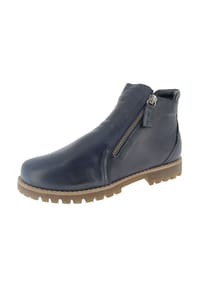 Andrea Conti® - Leder Stiefelette - Dunkelblau