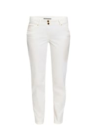 BETTY BARCLAY - Casual-Hose Slim Fit - Rohweiß