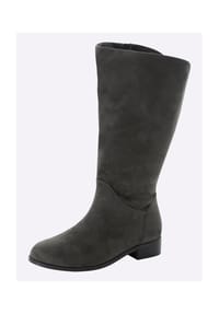 sheego - Weitschaftstiefel - grau