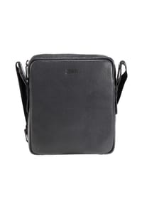 JOOP! CARDONA - Umhängetasche "Remus", Leder, Reißverschluss, für Herren - 900 BLACK