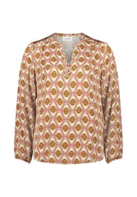 CARTOON - Blusenshirt, für Damen - 7842  BROWN/ROSÉ