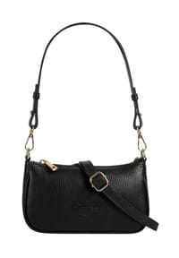 Samantha Look - Umhängetasche Echt Leder, Made In Italy - beige