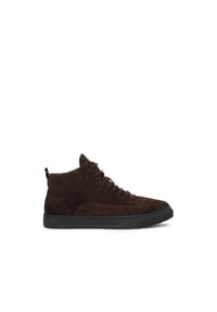 Kazar - Braune Sneakers aus Wildleder mit Reißverschluss und Schnürung - Braun