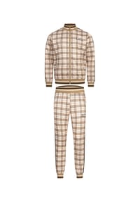 LONSDALE™ - Herren Trainingsanzug schmale Passform CAMROSS - Sand/Brown/Ecru