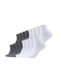 s.Oliver - Unisex Socken, 16er Pack - Quarter, einfarbig - Blau