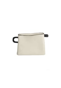 ASA - rayu Vase Gestreift Tischvase - Beige / Schwarz