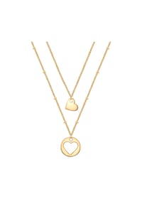 EAST / SIDE - Damen Set (Kette 2er) aus Edelstahl in Gelbgold - gelbgold