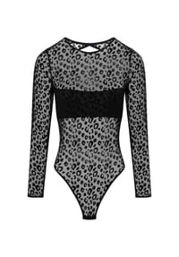 CHANTELLE - Body, transparent, für Damen - 011 SCHWARZ