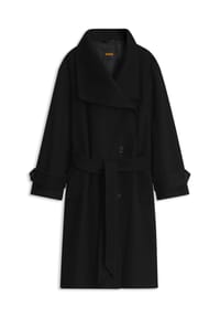 BOSS Orange - Blazermantel C_Cayla1, Wollanteil, für Damen - 001 BLACK