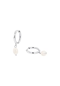 TOM TAILOR WOMEN - Damen Creolen, Edelstahl - SILBER