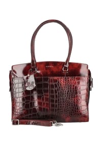 BURKELY - Leder Taschen - Burgundy