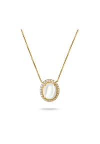 Thomas Sabo - Kette Perlmutt mit Zirkonia - gelbgoldfarben