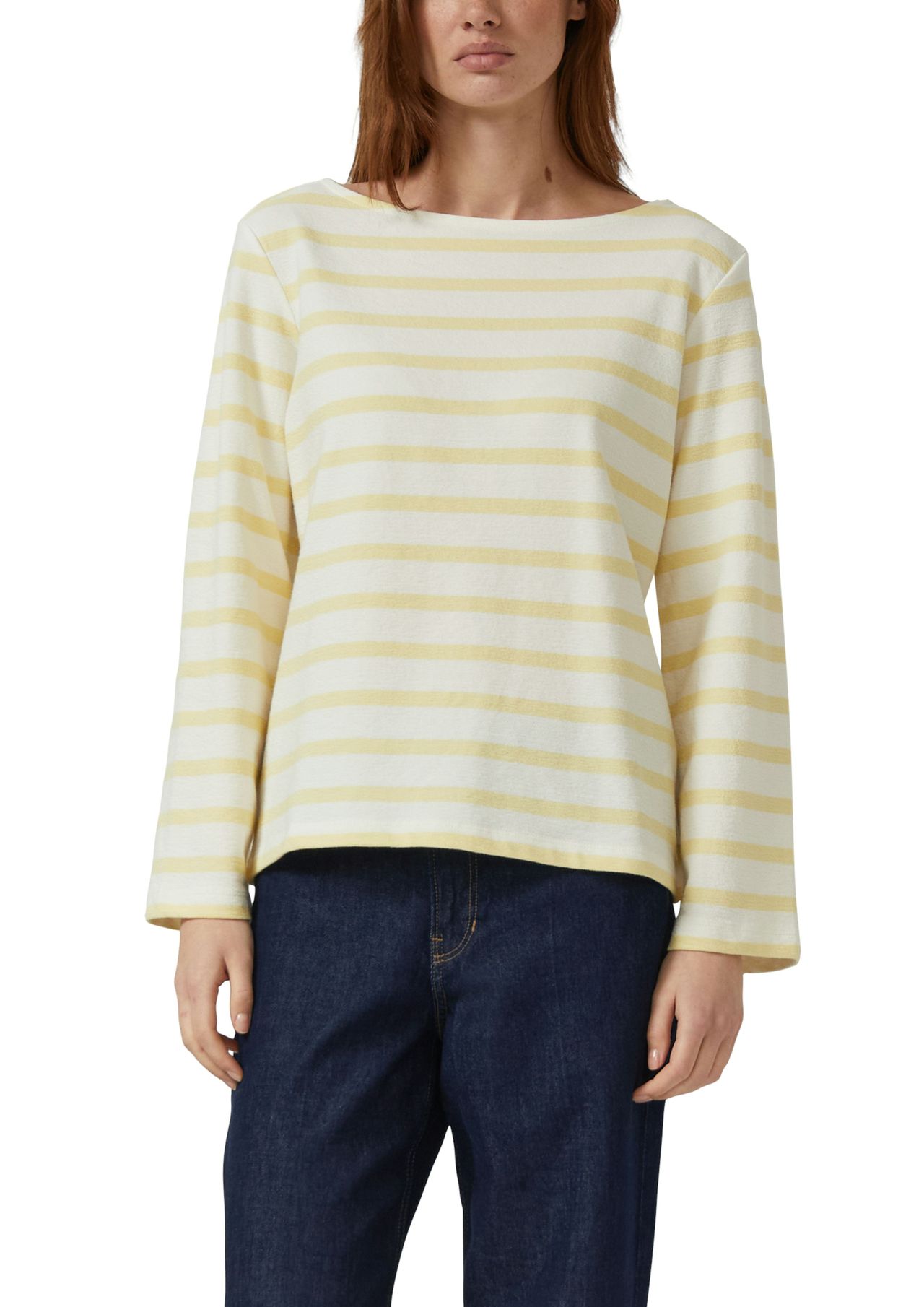 S.Oliver Red Label Sweatshirt, U-Boot-Ausschnitt, FüR Damen, Gelb, 44