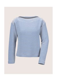MADELEINE - Ringel-Shirt - royalblau / wollweiß