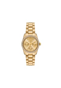 MICHAEL KORS LEXINGTON - Michael Kors Damenuhr Lexington Multifunktionswerk Edelstahl goldfarben, MK4982 - Gold