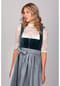 EDELNICE Midi Dirndl Veronika Samt Petrol Bild 6