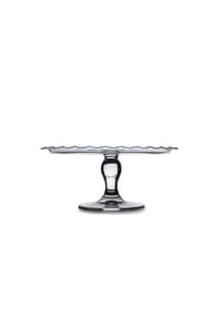 Paşabahçe - Pasabahce Petite Patisserie Elegante Servierteller mit Fuß - 26 x - Transparent 26 x 12 cm