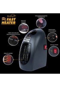 Starlyf® Steckdosen Mini Heizung mir Fernbedienung Fast Heater