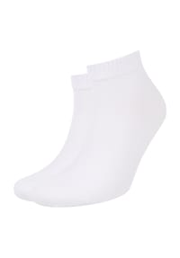 s.Oliver - Kurzsocken, 2er-Pack, Biobaumwollmix - 1000 WEISS