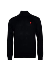 U.S. POLO ASSN. - Pullover Rollkragen Feinstrick - schwarz