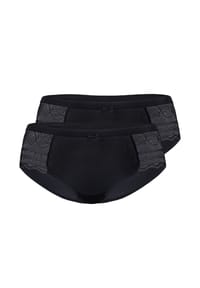 sassa - Panty FANCY LACE 2er Pack - schwarz
