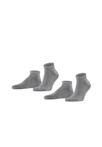 FALKE - Kurzsocken, 2er-Pack, uni, für Herren - 2000 WHITE