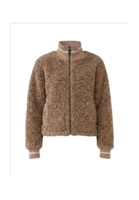 No. 1 Como - Jacke POPPI mit elastischen Bündchen - BROWN