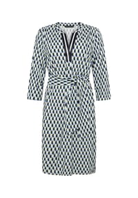 BETTY BARCLAY - Blusenkleid, Bindegürtel, für Damen - 8850 BLUE/GREEN