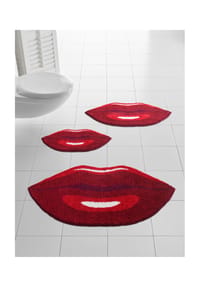 heine - Badematte - bordeaux-rot