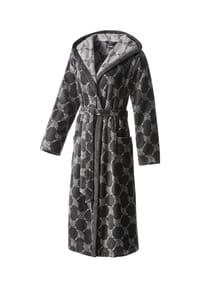 JOOP! - BADEMANTEL Damen-Kapuze 32/34, Anthrazit - Anthrazit