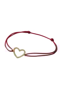 VANDENBERG - Damen Armband, mit 36 Diamanten, zus. ca. 0,18 Karat - ROT