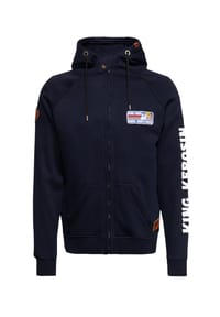 KING KEROSIN - Funktionsjacke Kapuzensweatjacke mit herausnehmbarem Softshell-Innenfutter Kk Adventure Gear - Ride Free - navy